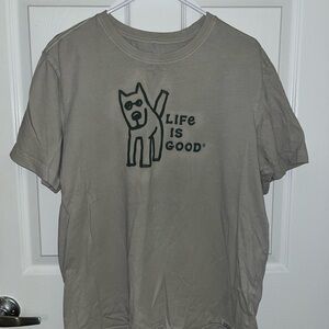 Life is Good Rocket Dog Graphic T-Shirt